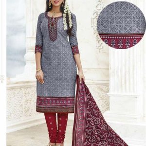 Cool Design Cotton Printed Salwar Suit Dupatta Material  (Un-stitched)