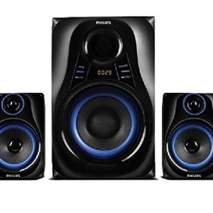 Philips MMS2580B/94 Portable Bluetooth Home Audio Speaker  (Black, 2.1 Channel)