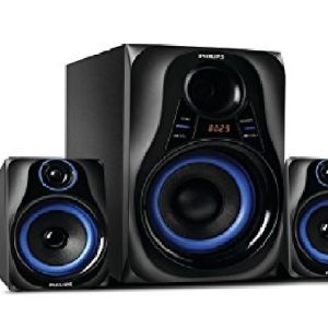 Philips MMS2580B/94 Portable Bluetooth Home Audio Speaker  (Black, 2.1 Channel)