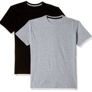Royal Men's Basic Cotton Round Neck Half Sleeve Solid T-shirts - Pack of 2