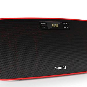 Philips MMS2140B/94 Portable Bluetooth Laptop/Desktop Speaker (Black, 2.1 Channel)