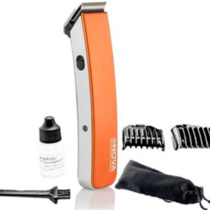 Nova NHT-1045 Rechargeable Cordless Beard Trimmer for Men ( Orange )