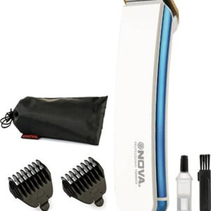 Nova NHT 1049 Titanium coated Cordless Trimmer  (White)