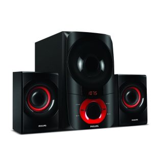 Philips IN-MMS6060F/94 Laptop/Desktop Speaker  (Black, 2.1 Channel)