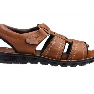 VKC Men's Tan Synthetic Leather