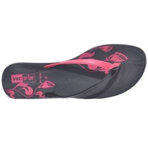 VKC Pride Women's Black Slippers