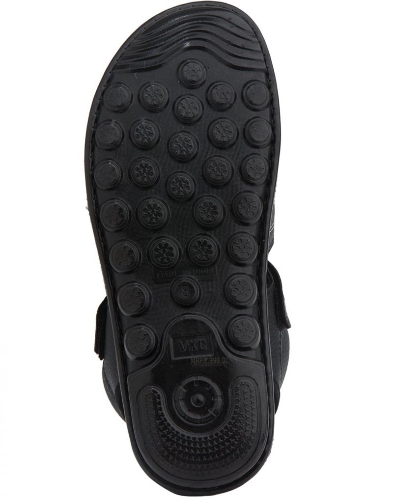 VKC Men's Black Synthetic Leather - Image 4