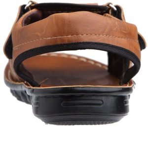 VKC Men's Tan Synthetic Leather