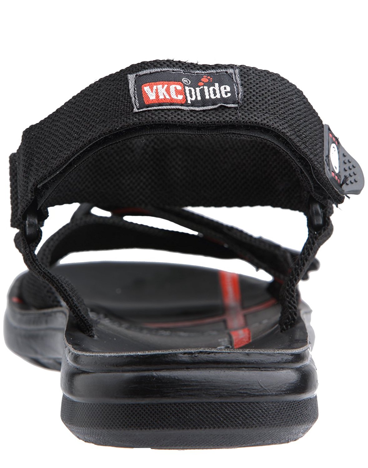 VKC Men's Black Nylon Sandals - Image 2