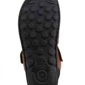 VKC Men's Tan Synthetic Leather