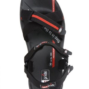 VKC Men's Black Nylon Sandals