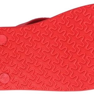 VKC Pride Men's Red Rubber Flip-Flops