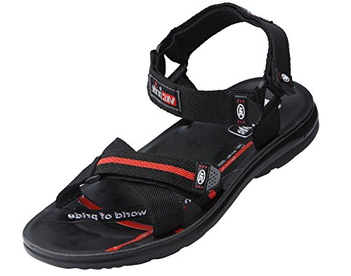 VKC Men's Black Nylon Sandals - Image 5