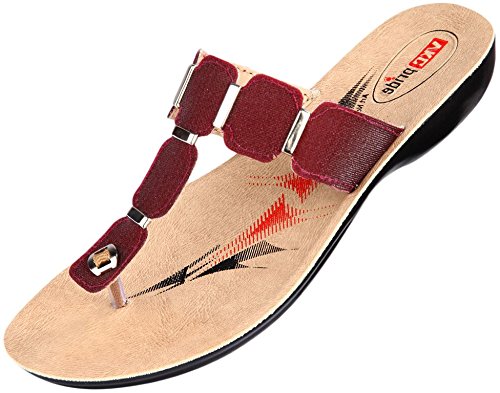 VKC Women s Maroon TPU Loafers