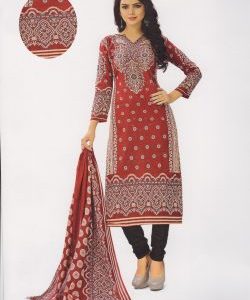 Fancy Multi Color Cotton Self Design, Printed Salwar Suit Dupatta Material (Un-stitched)