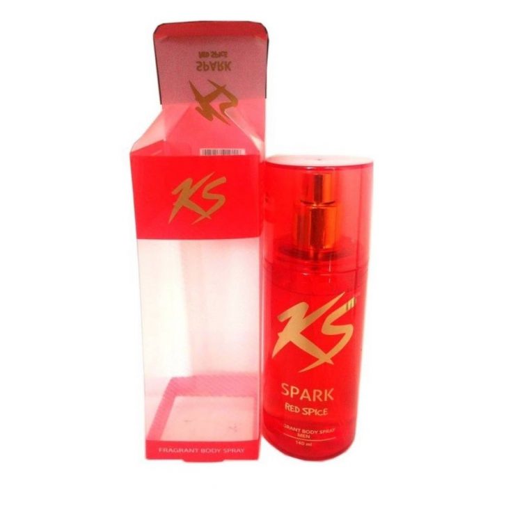 KamaSutra Spark Red Spice Deodorant 140ml Body Spray - For Men (140 ml)