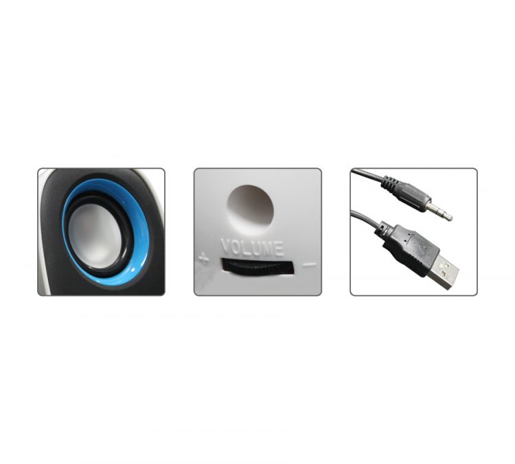 2.0 MULTIMEDIA SPEAKERS PEBBLE - Image 3