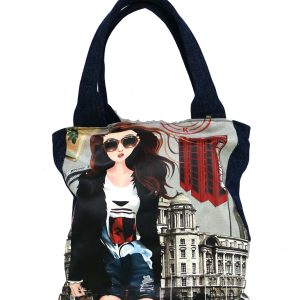 Blue Jeans Side Bag For Girls And Womens