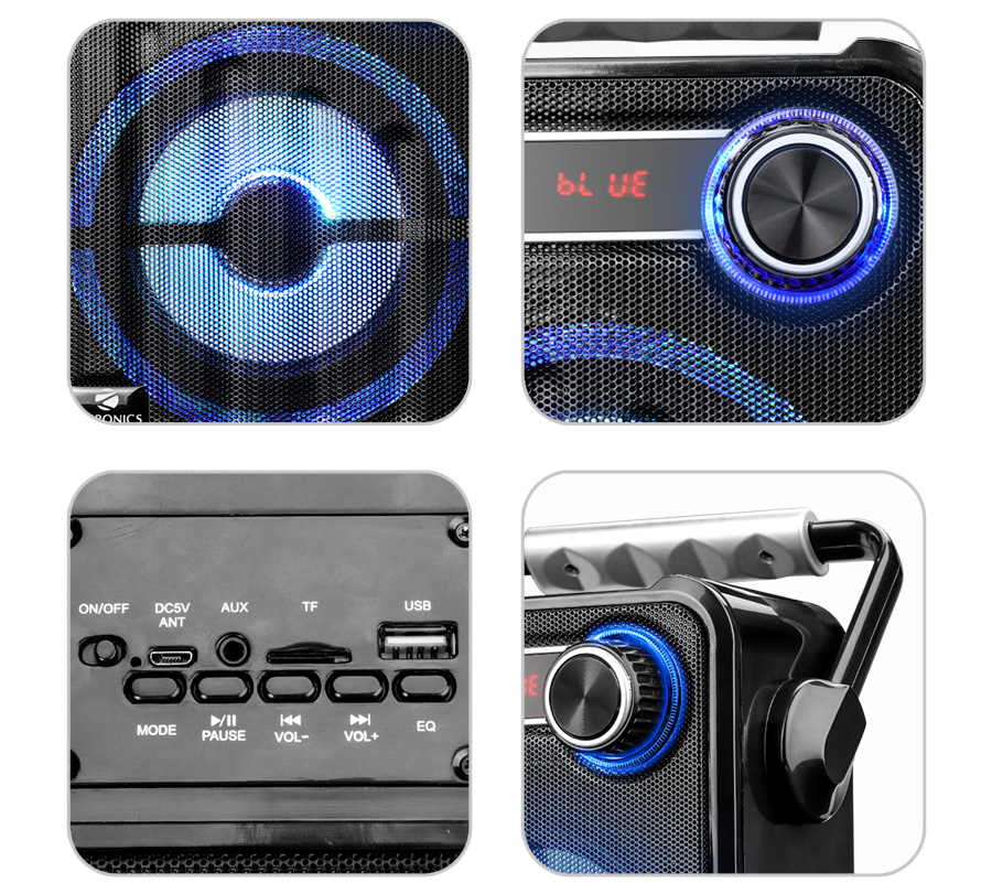 Remote Zebronics Bluetooth Speakers ZEBRONICS ZEB-8500 BT-RUCF USB