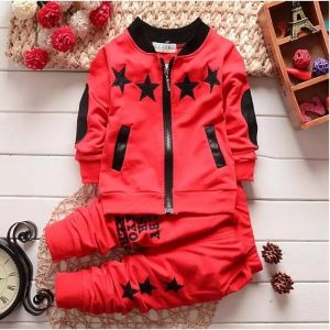 Full Cover Style star set Printed Baby Dress