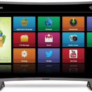 Mitashi 97.8 cm (38.5 inches) MiCE039v30 HS HD Ready Smart Curved LED TV