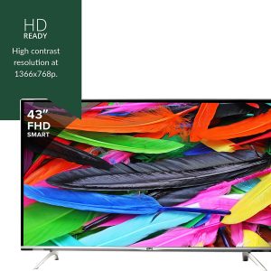 BPL 109 cm (43 inches) Stellar BPL109E36SFC Full HD LED Smart TV (Black)
