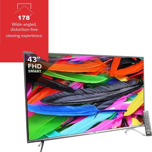 BPL 109 cm (43 inches) Stellar BPL109E36SFC Full HD LED Smart TV (Black)