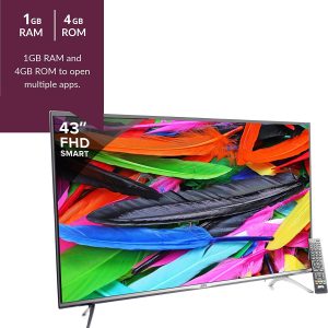 BPL 109 cm (43 inches) Stellar BPL109E36SFC Full HD LED Smart TV (Black)