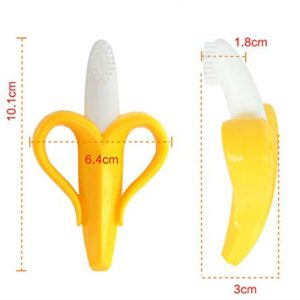 Banana Shaped Silicone Toothbrush
