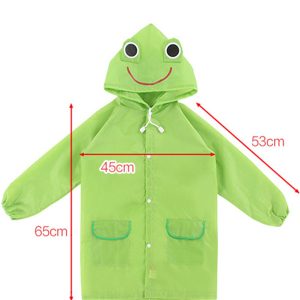 1PC Cartoon Animal Style Waterproof Kids Raincoat For Children Rain Coat Rainwear/Rainsuit Student Poncho Drop Shipping