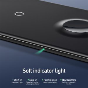 Baseus Wireless Charger For iPhone X XS MAX XR 8 Fast Wireless Full load 3 in 1 Charging Pad for Airpods 2019 Apple Watch 4 3 2