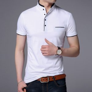Brand New Men Polo Shirt Short Sleeve Solid Polo Shirts Camisa Polos Masculina 2019 Cotton Plus Size 3XL Tops Mens Clothing