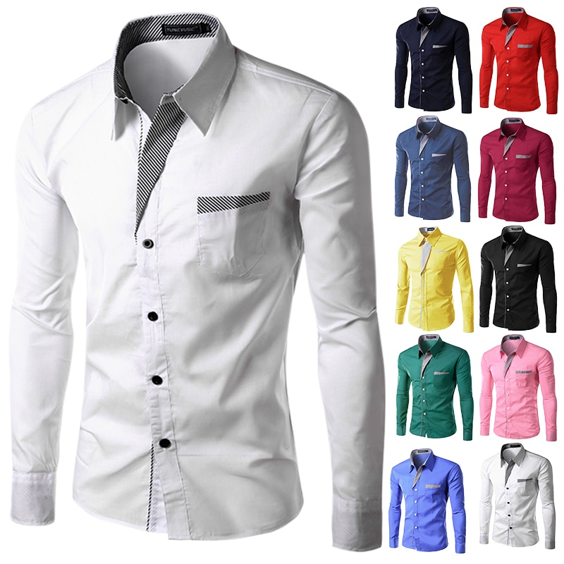 Men's Long Sleeve Shirts - Formal & Casual Tops