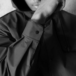 YFGXBHMX Travel Portable Backpack Raincoat Long Section Tide Waterproof Trench Coat Hooded Raincoat