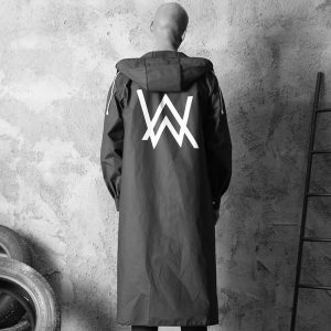 YFGXBHMX Travel Portable Backpack Raincoat Long Section Tide Waterproof Trench Coat Hooded Raincoat