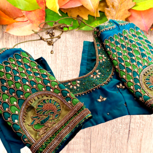 Aari Hand Embroidery Bridal Blouse