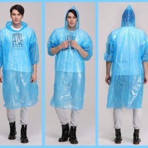 Raincard Disposable Raincoat (Multicolor, Free Size. Set of 5 Raincoat) Unisex Reusable Rain Poncho, Rain Card for Men, Women, Kids (Multicolor, Free Size. Set of 5 Raincoat)