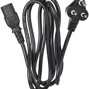 Callustech Computer Power Cable Cord for Desktops PC and Printers/Monitor SMPS Power Cable IEC Mains Power Cable (Black) (1M- Black)