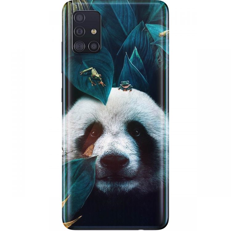 Decalz Samsung galaxy A51 Panda mobile skin multicolour