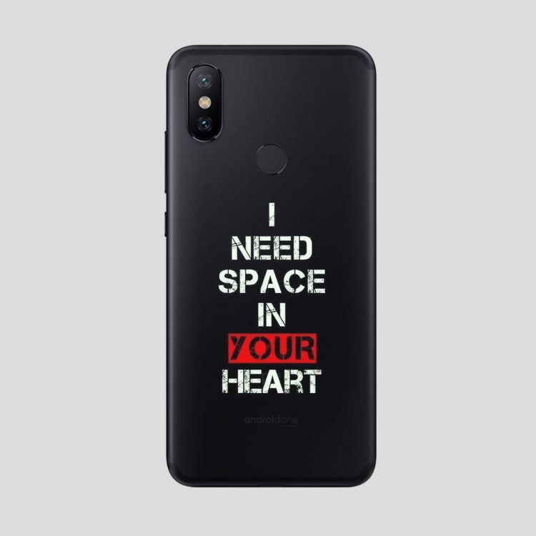 Decalz MI A2 love quote mobile skin multicolour