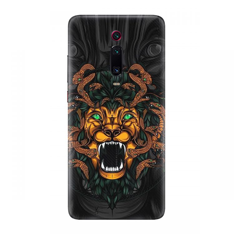 Decalz Redmi K20 Medusa lion mobile skin multicolour
