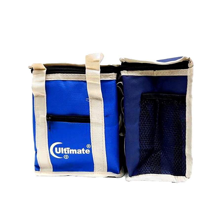 Ultimate Stylish Tuff Lunch Bgas Blue+Skyblue (Nursery/Play School) Waterproof Lunch Bag (Blue