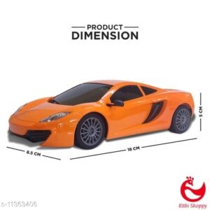 NHR Mini Racing 4 Channel 1:24 Remote Control Car, RC Car, Super Racing car with LED Head Light (3+Age, White)