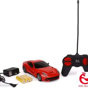 WireScorts Chargebal Racing Car for Kids with Remote Control - Assorted Design & Multi Color
