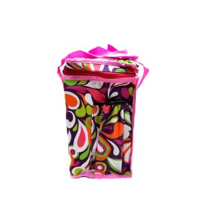 Lunch Bag Reusable Cooler Bag Lunch Box Containers Insulated Lunchbox Tote Bag Water-resistant Leakproof Womens Mens Office Work School Beach Hiking Picnic Fishing (Pink Peony)