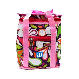 Lunch Bag Reusable Cooler Bag Lunch Box Containers Insulated Lunchbox Tote Bag Water-resistant Leakproof Womens Mens Office Work School Beach Hiking Picnic Fishing (Pink Peony)