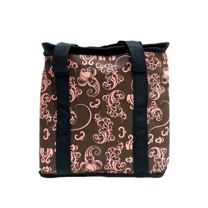 OLYMPIC Lunch Bag School Office Picnic Stylish Tiffin Bag SMR01 (BROWN ) Waterproof Lunch Bag (Brown, 10 L)