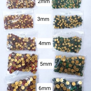 Round stone Tanjore painting Jaipur Kundan stone kit-(3mm-6mm)