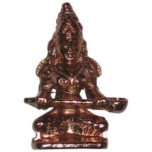 Annapurni Annapoorna Devi Annapurna Devi Goddess Metal Idol Brown - S947198