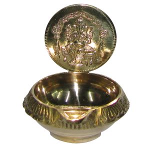 S948948 – Aadhyathmik Small Ganapathi Ganesha Vinayagar Deepam 1¼inch